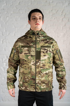 Куртка тактическая Горка с капюшоном рип-стоп tactical Мультикам (607) , L - изображение 1