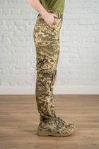 Женские тактические брюки со вставными наколенниками рип-стоп Пиксель Койот (673) , S - изображение 4