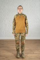 Женская армейская форма убокс и штаны с наколенниками рип-стоп CoolMax standart Пиксель Койот (636) , M - изображение 1