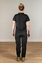 Військова жіноча форма поло та штани CoolMax ріп-стоп standart Чорна (640) , S - зображення 2