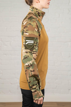Армейский женский убакс с длинным рукавом рип-стоп CoolMax tactical Мультикам Койот (643) , 3XL - изображение 2