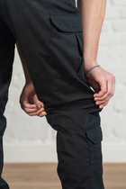 Тактические штаны рип-стоп износостойкие tactical летние Черные (545), 2XL - изображение 5