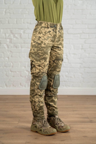 Жіночі армійські штани зі вставними наколінниками ріп-стоп Піксель Олива (674) , 3XL - зображення 7