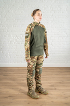 Військова жіноча форма убакс та штани з наколінниками ріп-стоп CoolMax standart Мультикам Олива (634) , 3XL - зображення 4