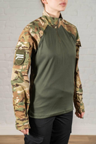 Военная женская форма убакс и штаны с наколенниками рип-стоп CoolMax standart Мультикам Олива (634) , L - изображение 10