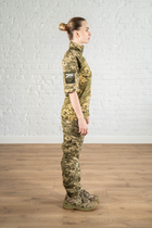 Жіноча тактична форма убакс короткий рукав та штани з кишенями ріп-стоп CoolMax standart Піксель (629) , S - зображення 3