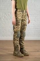 Жіночі армійські штани зі вставними наколінниками ріп-стоп Піксель Олива (674) , M - зображення 3