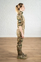 Тактична жіноча форма убакс короткий рукав та штани з кишенями ріп-стоп CoolMax standart Мультикам (626) , XL - зображення 3