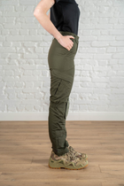 Жіночі військові штани зі вставними наколінниками ріп-стоп Олива (675) , 3XL - зображення 10