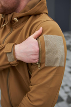Військова тактична куртка Soft Shell MILITARY Койот M - зображення 6