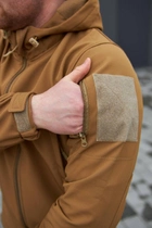 Військова тактична куртка Soft Shell MILITARY Койот 2XL - зображення 6