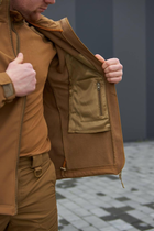 Військова тактична куртка Soft Shell MILITARY Койот 2XL - зображення 9