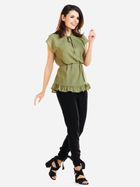 Bluzka damska z krótkim rękawem Awama A269 S Zielona (5902360536821) - obraz 4