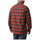 Рубашка тактическая 5.11 Tactical Lester Long Sleeve Shirt L Red Bourbon Plaid - изображение 5