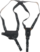 Кобура A-Line 1КП2+ плечевая кожаная с подсумком для Glock17 - изображение 1