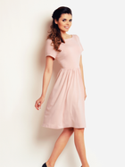 Плаття коротке літнє жіноче Awama A141 XL Рожеве (5902360515468) - зображення 2