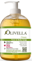 Mydło w płynie Olivella Classic na bazie oliwy z oliwek do twarzy i ciała 500 ml (764412260000) - obraz 1