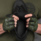 Універсальні шкіряні Кросівки на прошитій гумовій підошві чорні розмір 45 - зображення 8