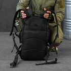 Рюкзак 47л Cordura 1000d с карманом под гидратор / Ранец с креплением Molle черный 29х49х18 см - изображение 5