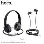 Пара наушников накладные и вставные HOCO Enlighten W24