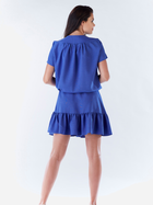 Sukienka krótka letnia damska Awama A180 L/XL Niebieska (5902360589995) - obraz 3