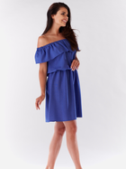 Плаття коротке літнє жіноче Awama A185 M Синє (5902360590380) - зображення 2