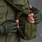 Нагрудна Сумка Cordura 1000D з додатковими кишенями / Вмісткий однолямний Рюкзак олива розмір 24х18х10 см - зображення 5