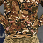 Мужская флисовая Кофта Tiger с Липучками под шевроны / Плотная Флиска мультикам размер M - изображение 6