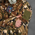 Мужская флисовая Кофта Tiger с Липучками под шевроны / Плотная Флиска мультикам размер XL - изображение 7