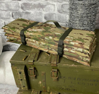 Тактичний каремат гармошка складаний мультикам сидіння multicam військовий килимок польовий каремат армійський