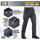 Брюки M-Tac Aggressor Gen II Flex Dark Grey 28/30 - изображение 3