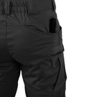 Штани w32/l30 urban tactical rip-stop polycotton pants helikon-tex black - зображення 10