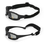 Солнцезащитные очки со сменными линзами X7 (чёрные) - изображение 3
