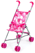 Wózek spacerówka dla lalki Bayer Buggy 55 cm Pink (4003336305418) - obraz 1