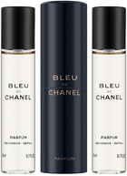 Zestaw męski Chanel Perfumy Chanel Bleu de Chanel Parfum Twist and Spray 20 ml + Wymienny wkład 2 x 20 ml (3145891071207) - obraz 1