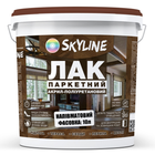 Паркетный лак для пола акрил-полиуретановый полуматовый SkyLine 10 л (hoz0010869) Прозрачный