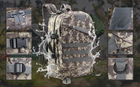 Тактический модульный рюкзак на 30л с системой Molle в камуфляже НАТО ACU cерый пиксель - изображение 7