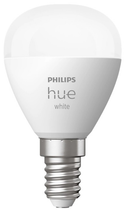 Inteligentna żarówka Philips Hue E14 kulka 5.7 W (8719514356696) - obraz 1