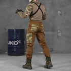 Мужской костюм Горка "7.62 Tactical Commando" рип-стоп куртка + брюки с подтяжками мультикам размер M - изображение 5