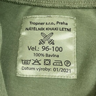 Футболка оригинальная армии Чехии Tropner T-Shirt. Olive XXL - изображение 4