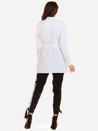 Піджак подовжений жіночий Awama A271 S Білий (5902360537064) - зображення 2