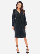 Плаття міді жіноче Awama A406 XL Чорне (5902360553040) - зображення 1