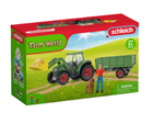 Traktor z przyczepą Schleich Farm World (4059433652320) - obraz 1