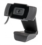 Web камера Maxxter WC-HD-FF-01 Black, 1.3 Mpx, 1280x720, Fixed-Focus, USB 2.0, вбудований мікрофон, (WC-HD-FF-01)