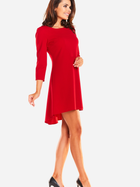 Sukienka trapezowa damska mini Awama A232 S Czerwona (5902360524187) - obraz 4