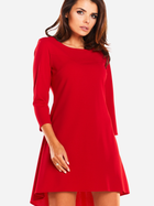 Sukienka trapezowa damska mini Awama A232 XL Czerwona (5902360524217) - obraz 3