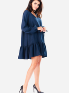 Плаття коротке осіннє жіноче Infinite You M146 L-XL Темно-синє (5902360518704) - зображення 3