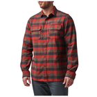 Рубашка тактическая 5.11 Tactical Lester Long Sleeve Shirt XL Red Bourbon Plaid - изображение 2