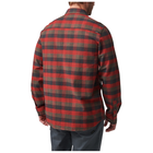 Рубашка тактическая 5.11 Tactical Lester Long Sleeve Shirt XL Red Bourbon Plaid - изображение 5