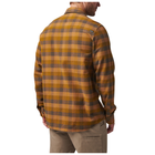 Рубашка тактическая 5.11 Tactical Lester Long Sleeve Shirt L Brown Duck Plaid - изображение 4